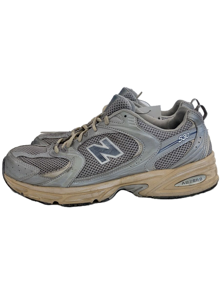 【中古】NEW BALANCE◆MR530/グレー/29cm/GRY//【シューズ】