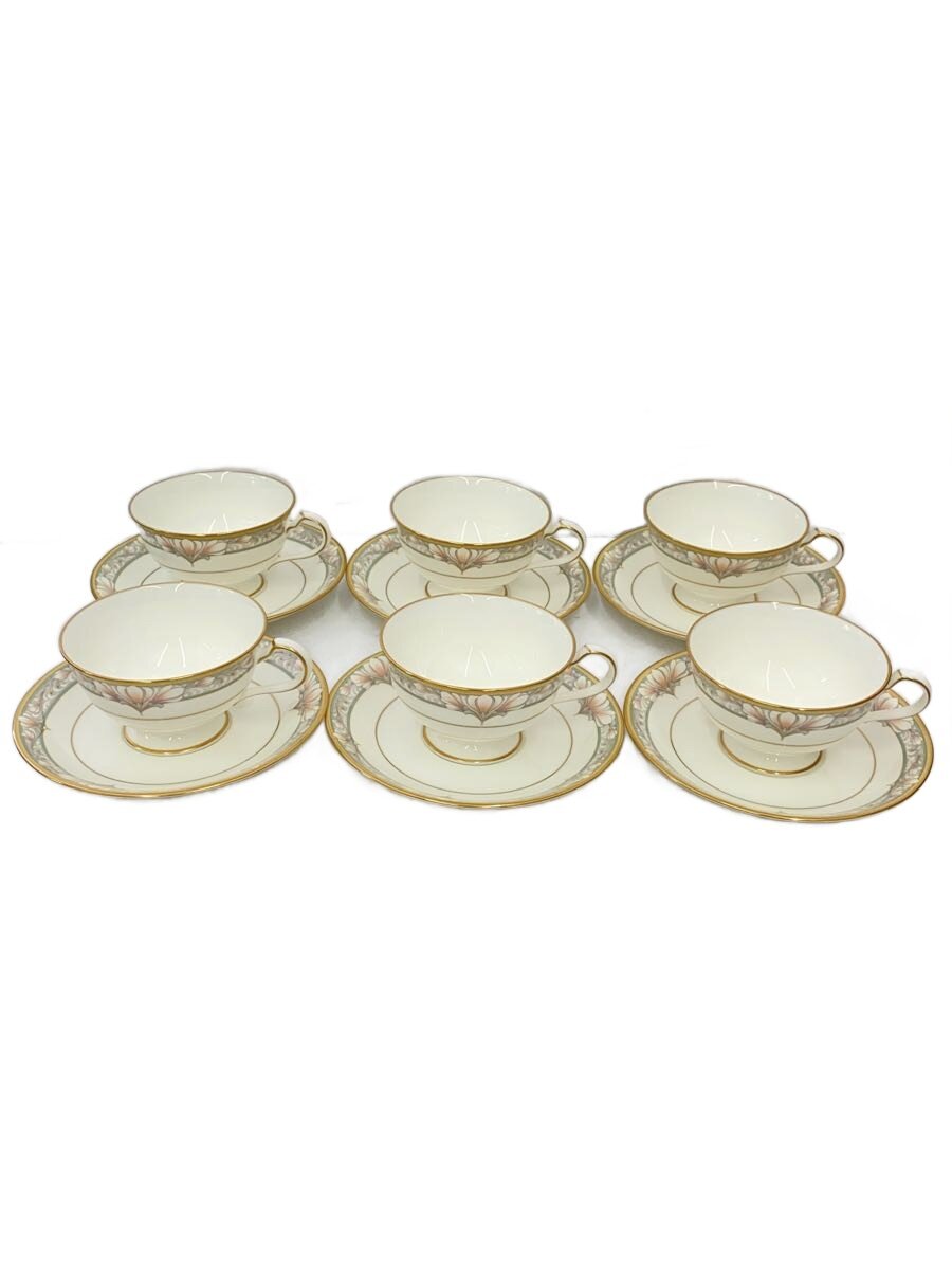 【中古】Noritake◆シャーロット/6客/カップ&ソーサー/11点以上【キッチン用品】