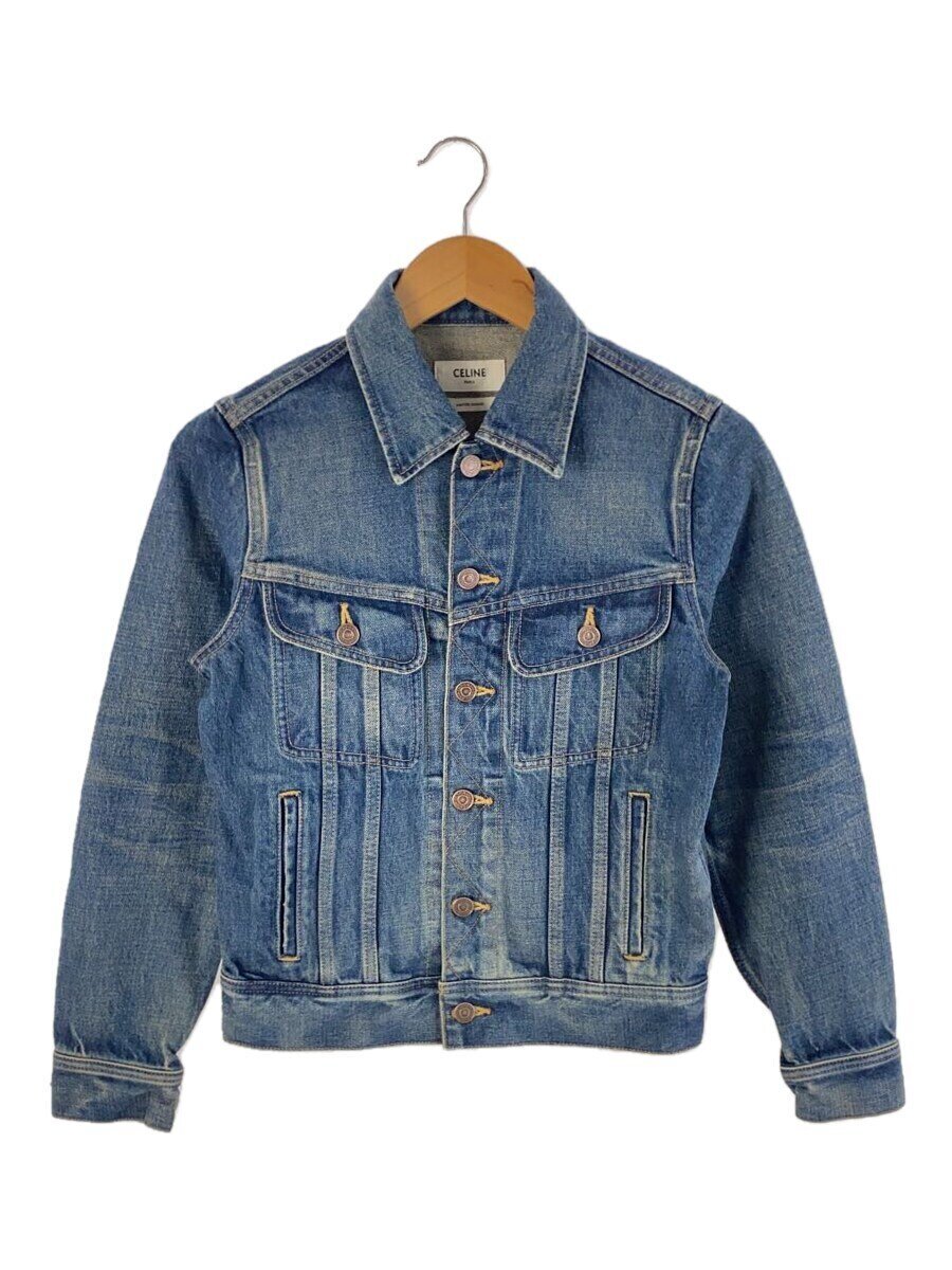【中古】CELINE◆Gジャン/XS/デニム/IDG/2Q768365M【レディースウェア】