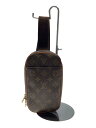 【中古】LOUIS VUITTON◆ポシェット・ガンジュ_モノグラム・キャンバス_BRW/--【バッグ】
