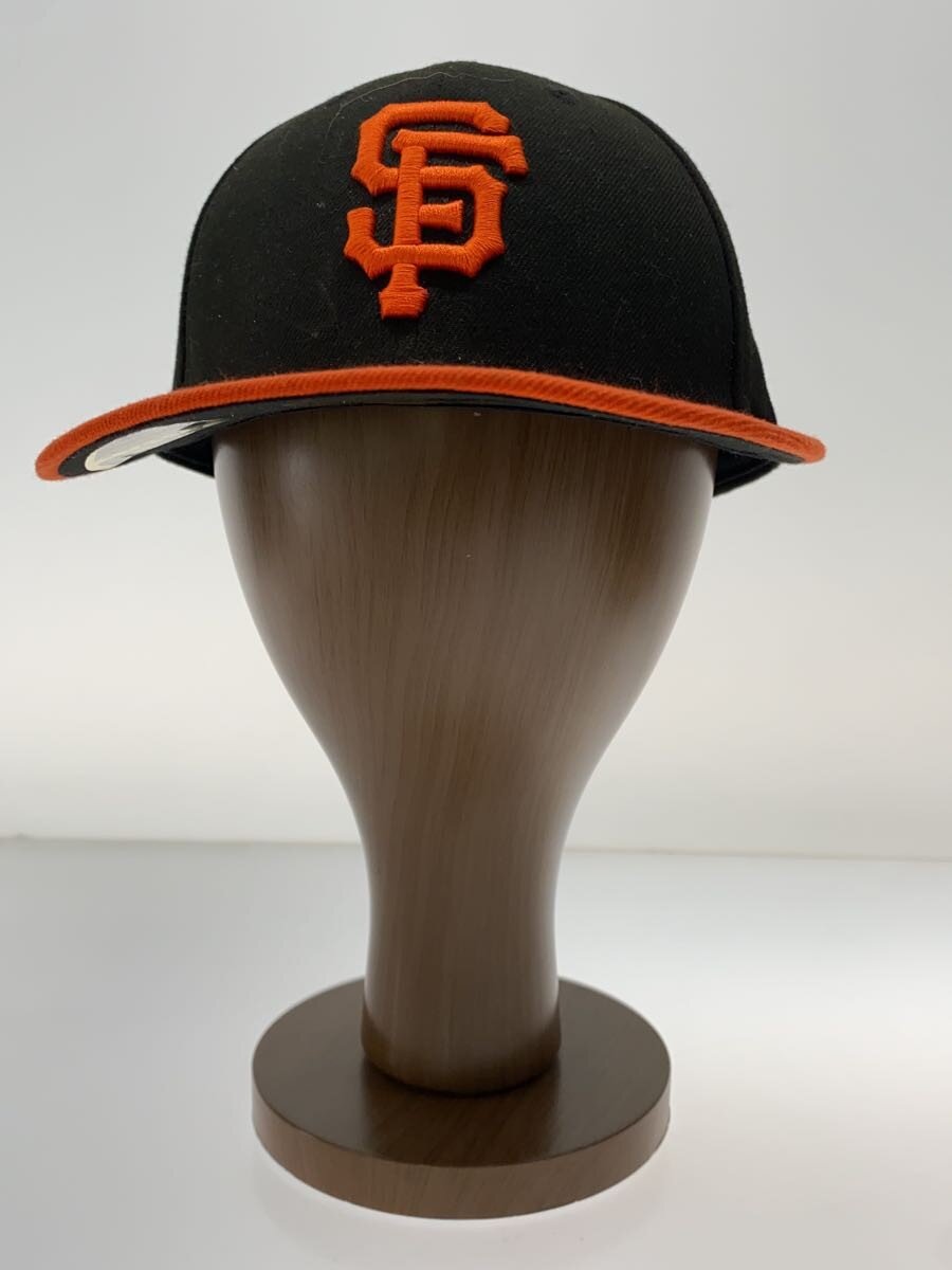 【中古】NEW ERA◆キャップ/7 1/4/ポリエステル/ORN/メンズ【服飾雑貨他】