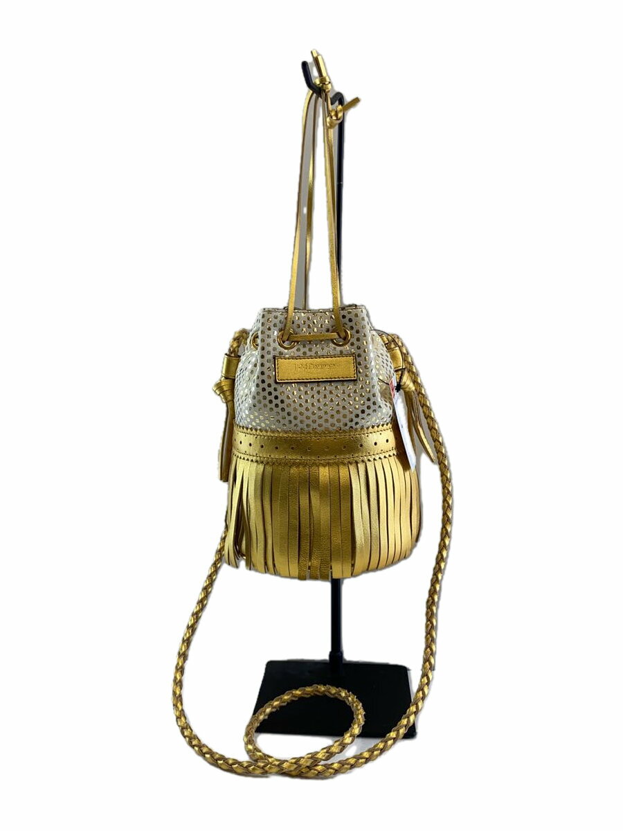【中古】J&M DAVIDSON◆FRINGE CARNIVAL MINI ショルダーバッグ/レザー/GLD【バッグ】