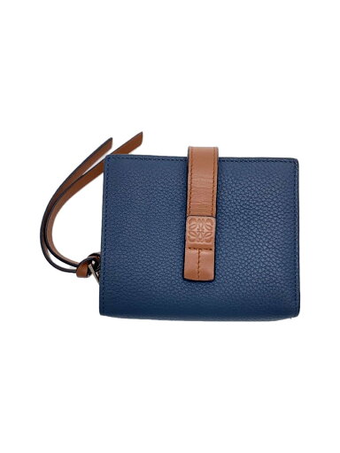 【中古】LOEWE◆2つ折り財布/レザー/NVY/メンズ【服飾雑貨他】 【中古】LOEWE◆2つ折り財布/レザー/NVY/メンズ【服飾雑貨他】