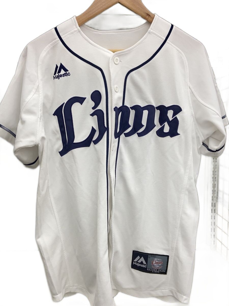 【中古】Majestic◆スポーツウェアー/WHT【スポーツ】