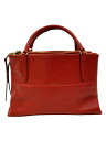 【中古】COACH◆COACH コーチ/ハンドバッグ/レザー/RED/赤【バッグ】(4)