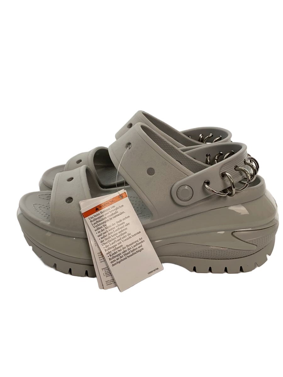 Crocs - 【中古】crocs◆グレーコーンフォート/メガクラッシュクロッグ/サンダル/26cm/GRY/208339-0ZS【シューズ】
