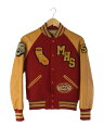 【中古】McCOY◆旧マッコイ/50S RAGLAN SLEEVE MAYWOOD WILDCATS FOOTBALL/34/汚れ有//【メンズウェア】