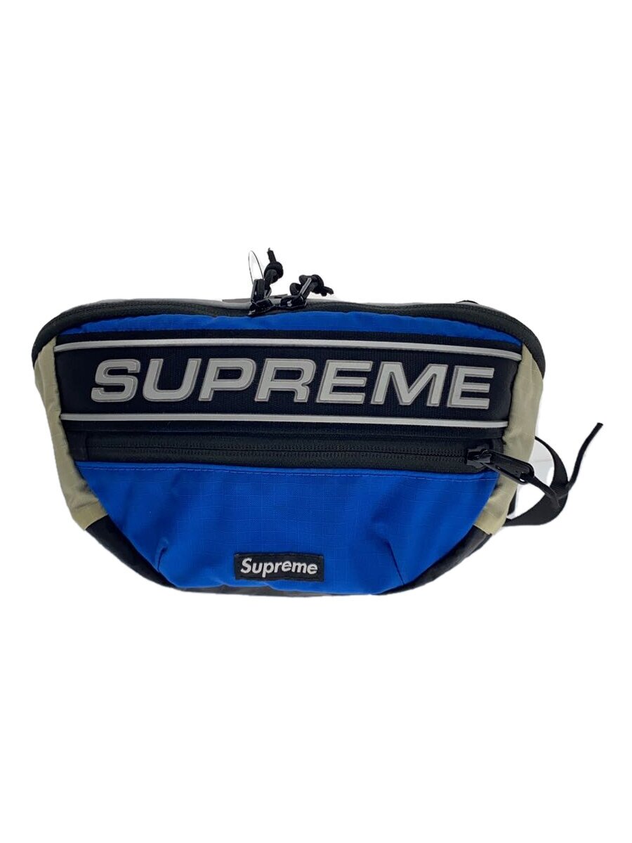 SUPREME - 【中古】Supreme◆ウエストバッグ/ナイロン/ブルー【バッグ】