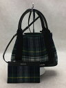 【中古】BALENCIAGA◆BALENCIAGA バレンシアガ トートバッグ/ウール/マルチカラー/チェック/カバXS【バッグ】