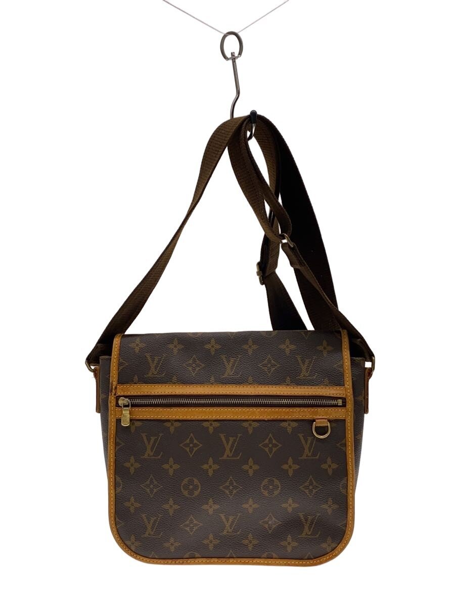 【中古】LOUIS VUITTON◆メッセンジャーPM・ボスフォール_モノグラム・キャンバス/PVC/BRW//【バッグ】