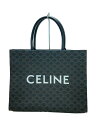 【中古】CELINE◆ホリゾンタルカバ トリオンフ/トートバッグ/PVC/BRW/総柄【バッグ】