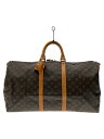 【中古】LOUIS VUITTON◆キーポル55_モノグラム・キャンバス_BRW/PVC/BRW【バッグ】