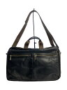 【中古】Jean Paul Gaultier◆ゴルチエ/ショルダーバッグ/ブリーフケース/ナイロン/BLK【バッグ】