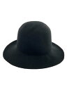 【中古】GARNI◆ハット/--/ウール/BLK/無地/メンズ/GW17005//【服飾雑貨他】