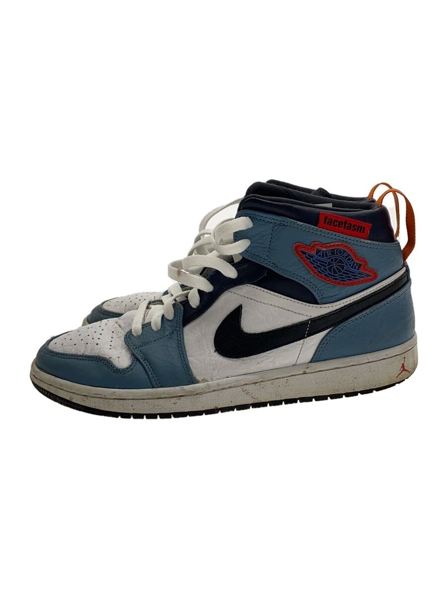 NIKE◆AIR JORDAN 1 MID SE FRLS APLA/エアジョーダン 1/ホワイト/CU2802-100/28