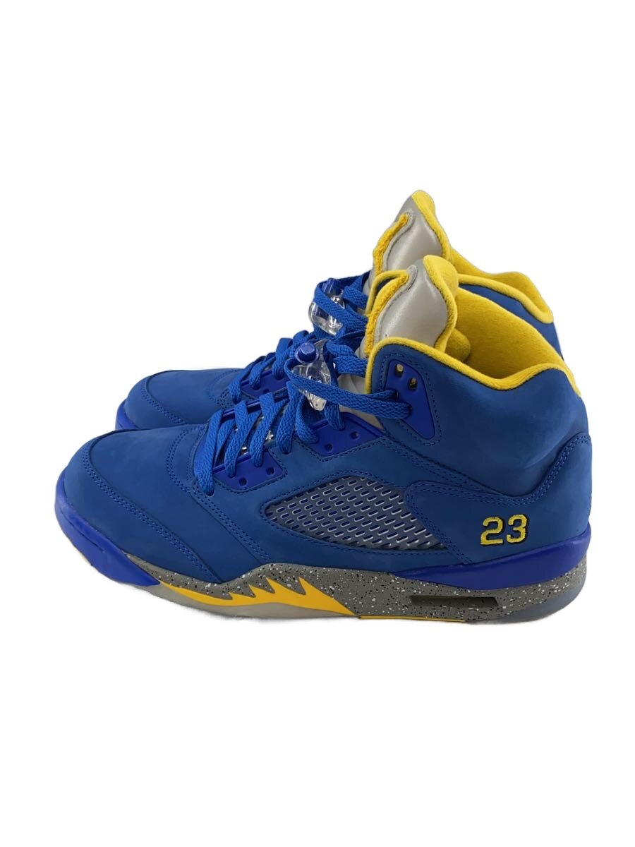 NIKE◆AIR JORDAN 5 LANEY JSP/エアジョーダン/ブルー/CD2720-400/27.5cm/BLU