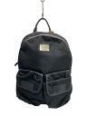 【中古】Orobianco◆リュック/ナイロン/BLK【バッグ】