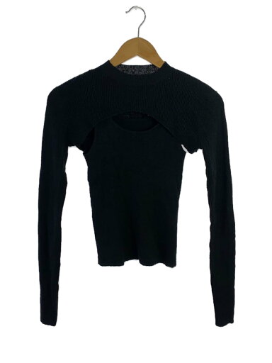 【中古】TODAYFUL◆ニット・セーター(薄手)/FREE/リネン/BLK/12410502/Layered Linen Knit【レディースウェア】 【中古】TODAYFUL◆ニット・セーター(薄手)/FREE/リネン/BLK/12410502/Layered Linen Knit【レディースウェア】