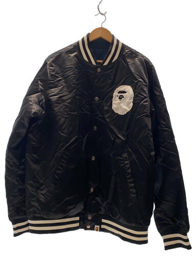 【中古】A BATHING APE◆スタジャン/3L/--/BLK/001GDI201001H【メンズウェア】 【中古】A BATHING APE◆スタジャン/3L/--/BLK/001GDI201001H【メンズウェア】