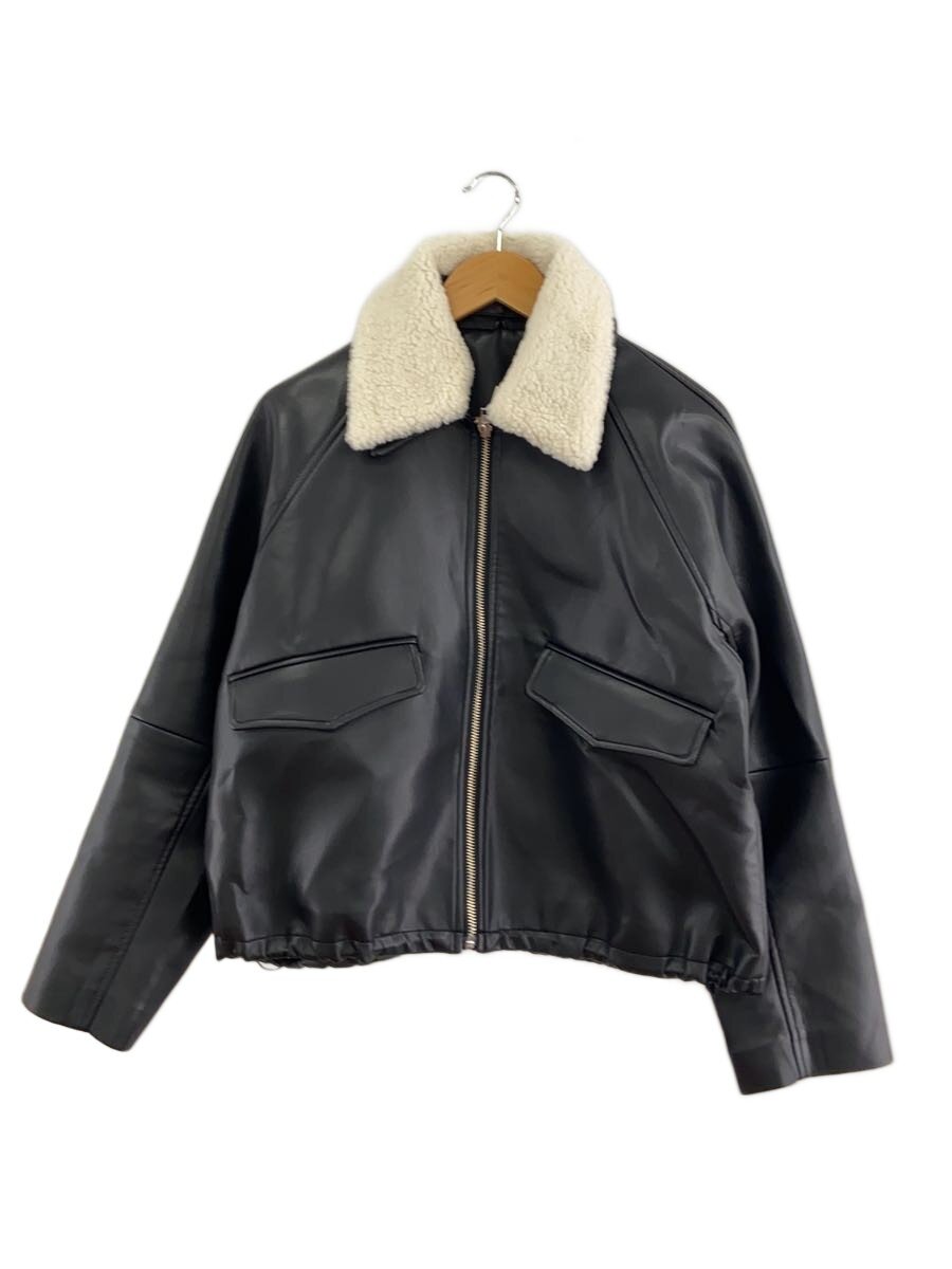 【中古】Mila Owen◆ステンカラーフェイクレザーブルゾン/0/フェイクレザー/BLK/09WFJ254144//【レディースウェア】 jumblestore-38488568 2nd STREET 楽天市場店 パッケージ画像
