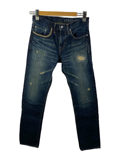 【中古】HYSTERIC GLAMOUR◆ボトム/28/コットン/IDG/無地/02191AP20【メンズウェア】 【中古】HYSTERIC GLAMOUR◆ボトム/28/コットン/IDG/無地/02191AP20【メンズウェア】