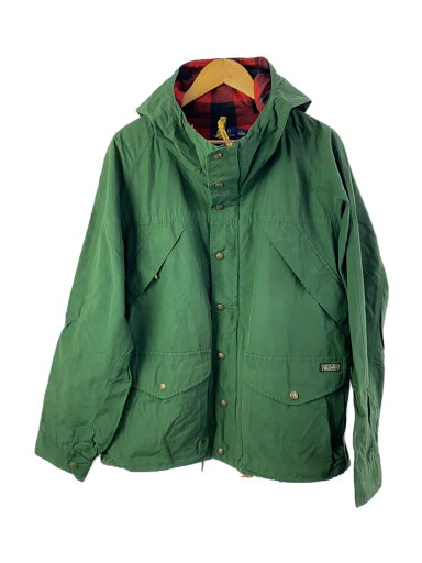 【中古】POLO RALPH LAUREN◆マウンテンパーカ/L/コットン/GRN/無地/7287137TFTJ/フーデットパーカー/裏地チェック柄【メンズウェア】 【中古】POLO RALPH LAUREN◆マウンテンパーカ/L/コットン/GRN/無地/7287137TFTJ/フーデットパーカー/裏地チェック柄【メンズウェア】
