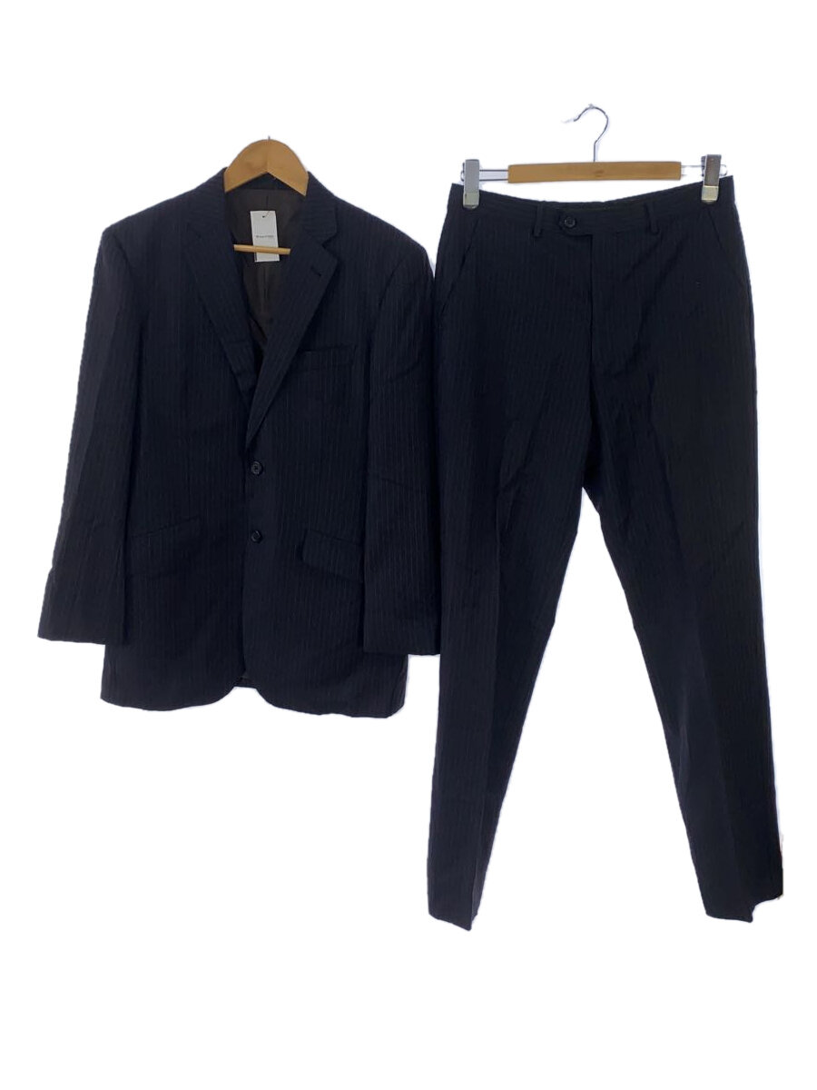 【中古】Paul Smith◆スーツ/--/--/BLK/ストライプ/pl-hk-62340【メンズウェア】