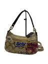 【中古】COACH◆ウエストバッグ/--/BEG/総柄【バッグ】