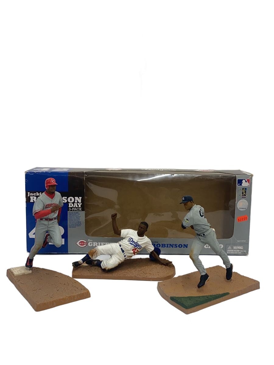 【中古】フィギュア/MLB/Jackie ROBINSON DAY/3体/日焼け有り//【ホビー】