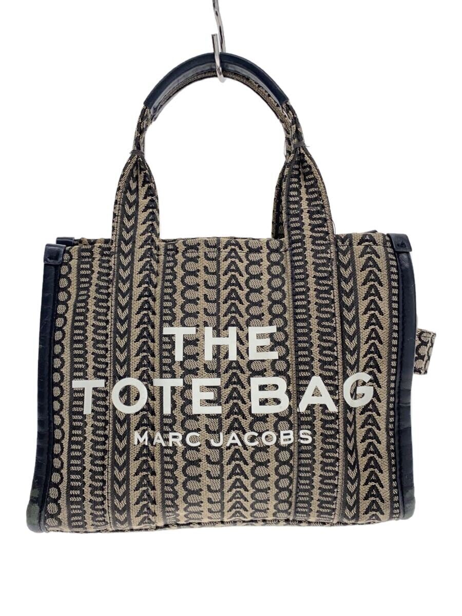MARC JACOBS - 【中古】MARC JACOBS◆ハンドバッグ/キャンバス/BRW/総柄【バッグ】