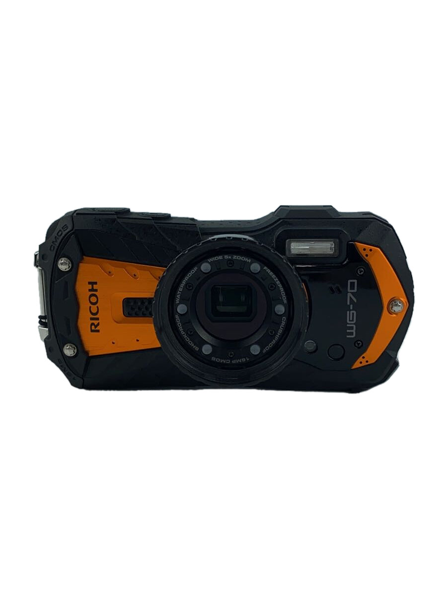 【中古】RICOH◆デジタルカメラ RICOH WG-70 [オレンジ]//【カメラ】