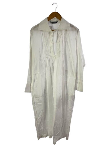【中古】mizuiro ind◆22SS/ピンタックロングワンピース/長袖ワンピース/コットン/WHT//【レディースウェア】 【中古】mizuiro ind◆22SS/ピンタックロングワンピース/長袖ワンピース/コットン/WHT//【レディースウェア】