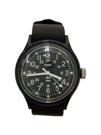 【中古】TIMEX◆クォーツ腕時計/アナログ/--/BLK/BLK/TWLB43100【服飾雑貨他】 【中古】TIMEX◆クォーツ腕時計/アナログ/--/BLK/BLK/TWLB43100【服飾雑貨他】