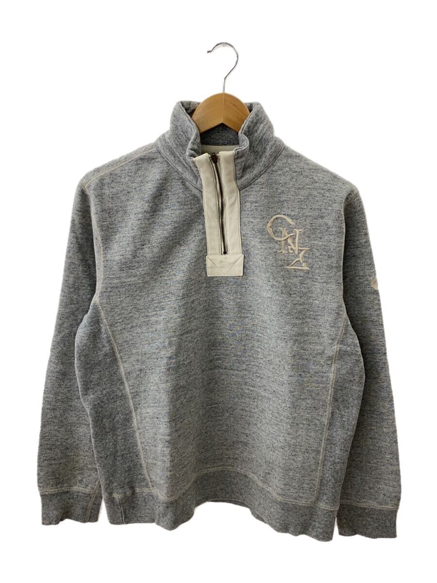 【中古】canterbury◆スウェット/M/コットン/GRY/無地【メンズウェア】