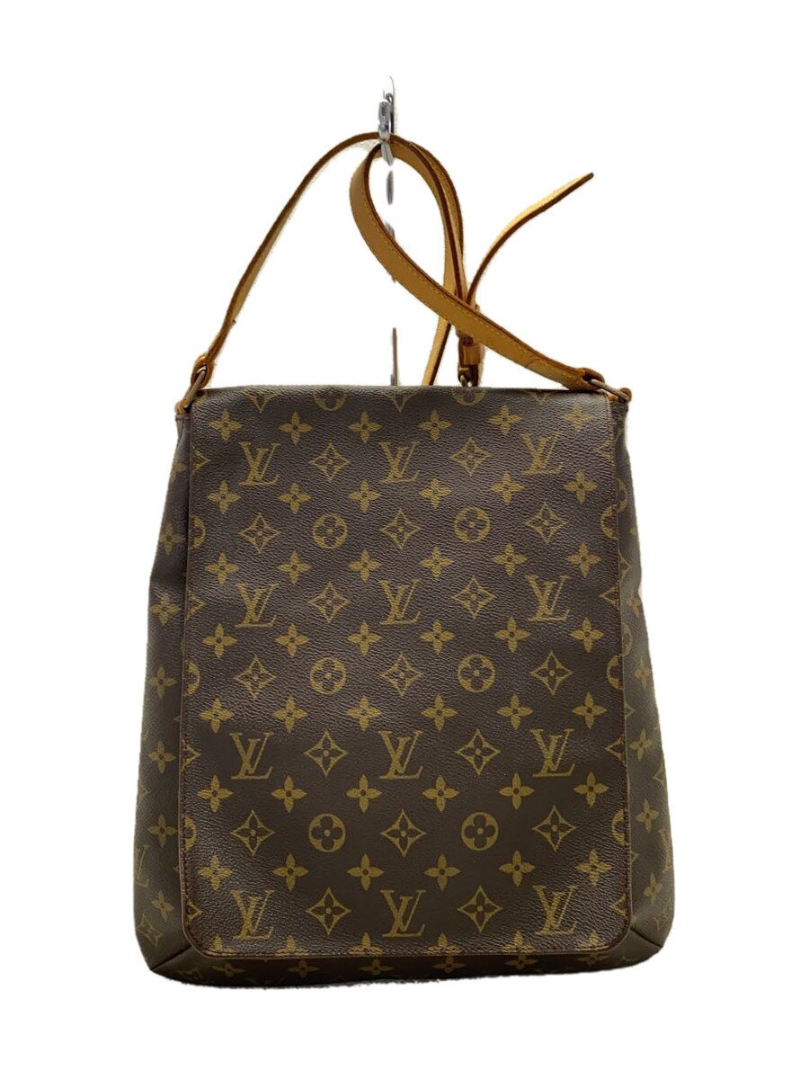 Rakuten - 【中古】LOUIS VUITTON◆ミュゼット_モノグラム・キャンバス_BRW/PVC/BRW【バッグ】