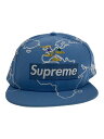 【中古】Supreme◆キャップ/7 3/4/ポリエステル/BLU/メンズ【服飾雑貨他】(4)