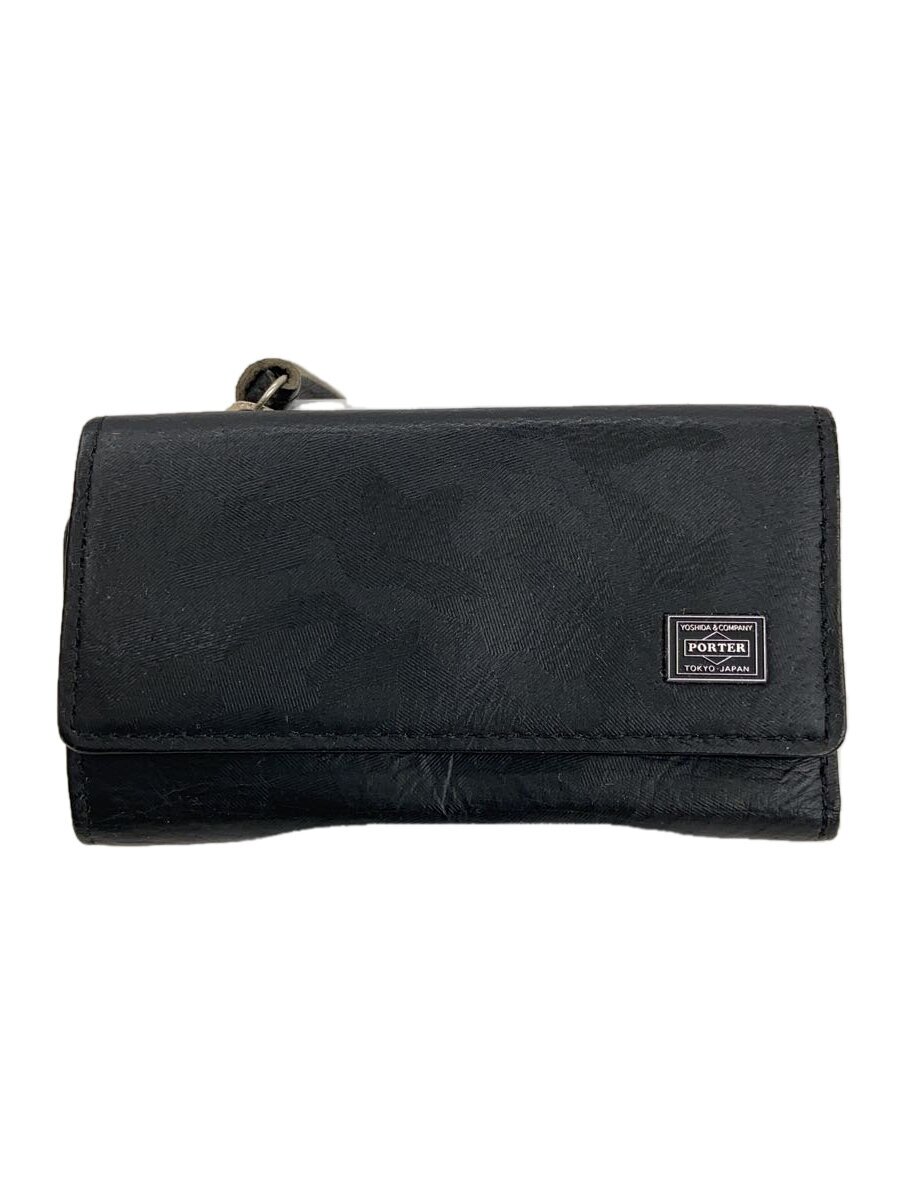 【中古】PORTER◆キーケース/レザー/BLK/メンズ【服飾雑貨他】