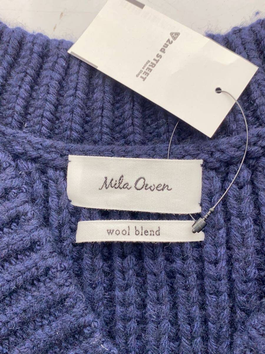 【中古】Mila Owen◆ニットベスト(厚手)/one/ウール/NVY/09WNV245110【レディースウェア】 jumblestore-38682119 2nd STREET 楽天市場店 サンプル画像3
