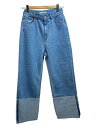 【中古】DRESSTERIOR◆ストレートパンツ/38/デニム/IDG/085-69025【レディースウェア】