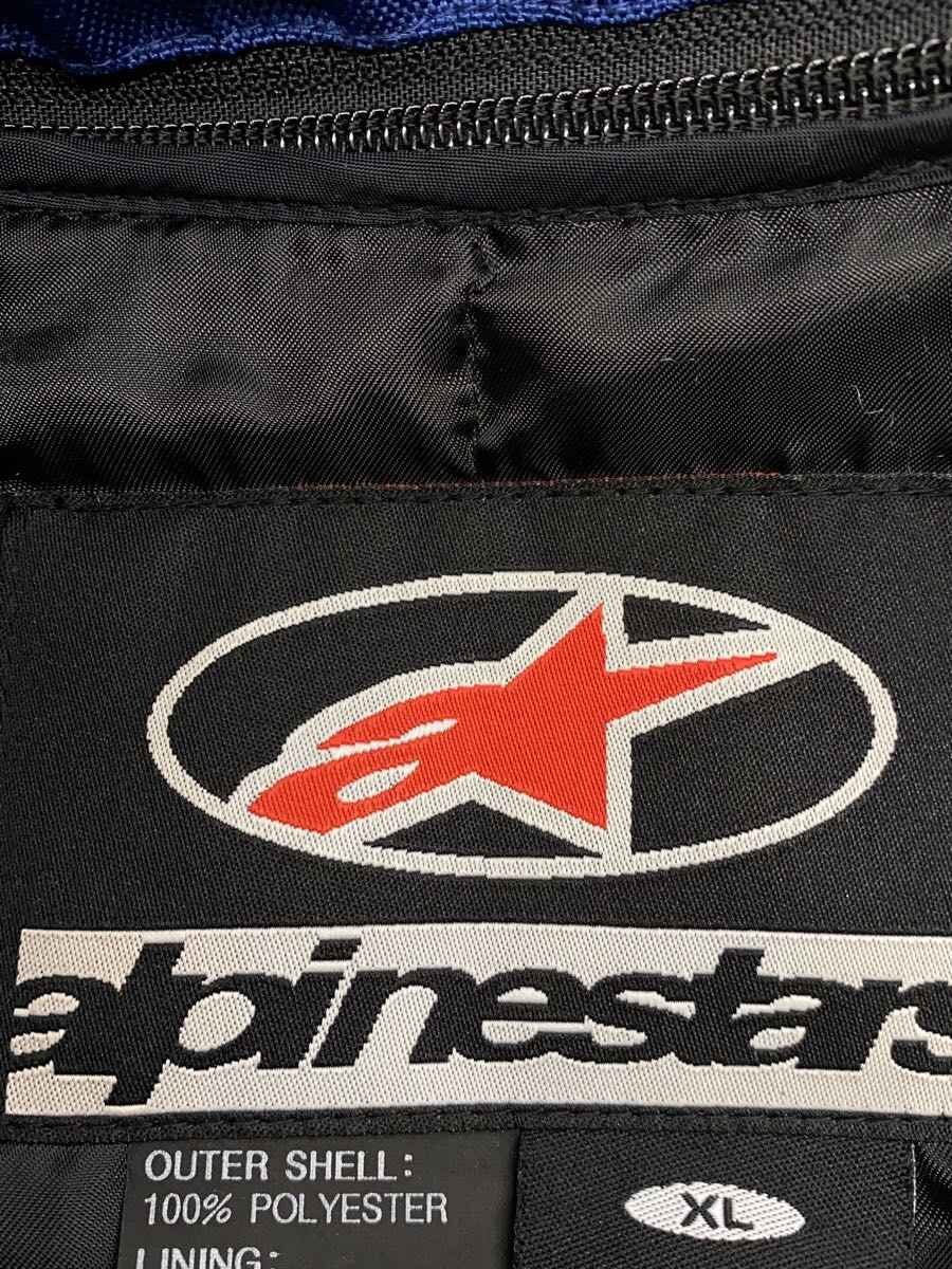 【中古】Alpinestars◆ライダースジャケット/XL/BLU【スポーツ】 3