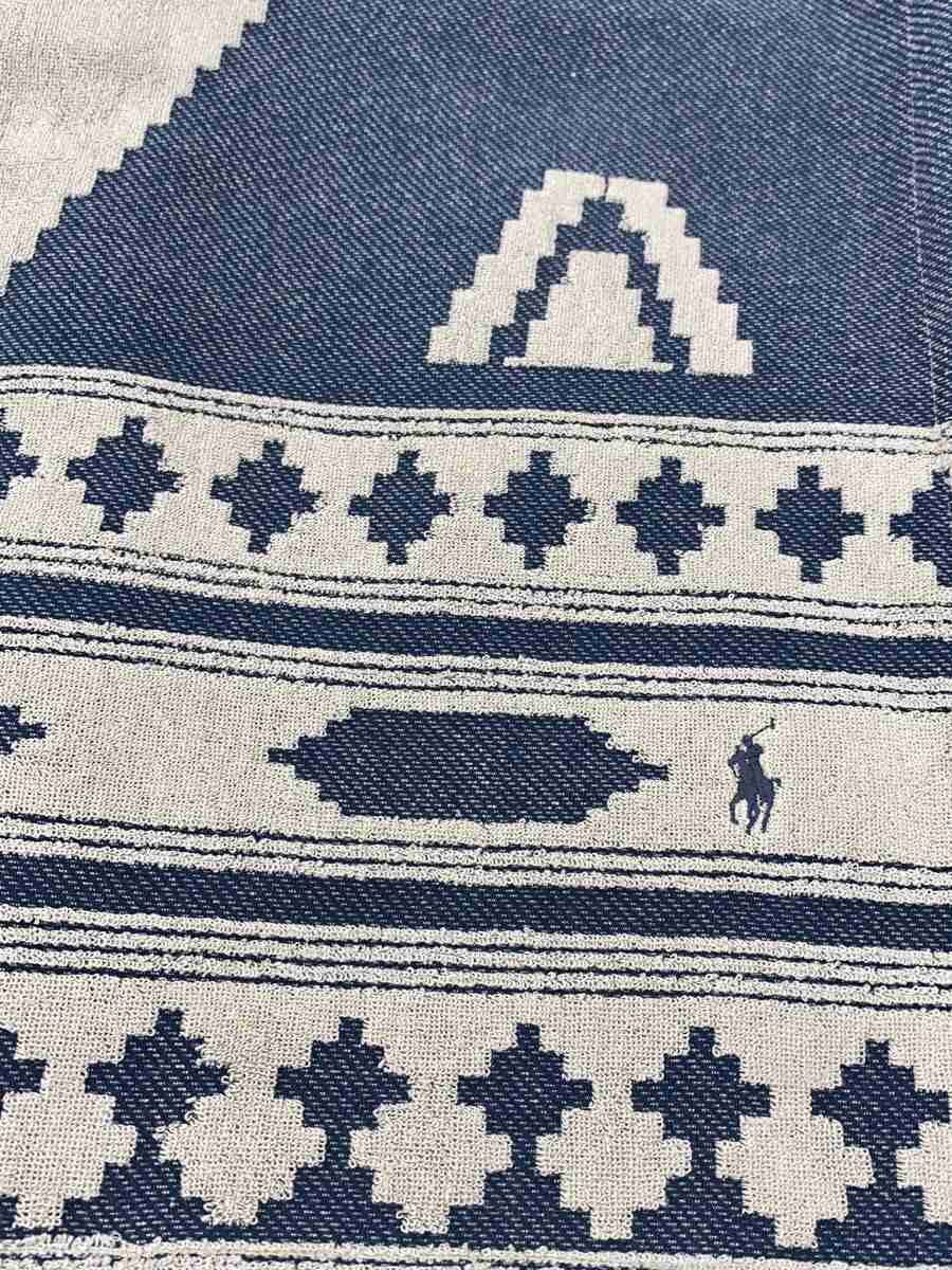【中古】RALPH LAUREN◆ラッドストンブランケット/NVY//【インテリア小物・日用雑貨】の商品画像