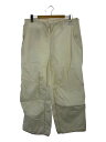 【中古】US.ARMY◆ボトム/M/コットン/WHT/無地/8415-00-935-0572【メンズウェア】