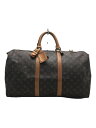 【中古】LOUIS VUITTON◆キーポル50_モノグラム_BRW/PVC/BRW【バッグ】