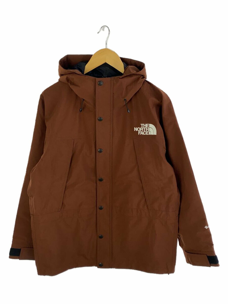 【中古】THE NORTH FACE◆MOUNTAIN LIGHT JACKET_マウンテンライトジャケット/S/ナイロン/BRW【メンズウェア】