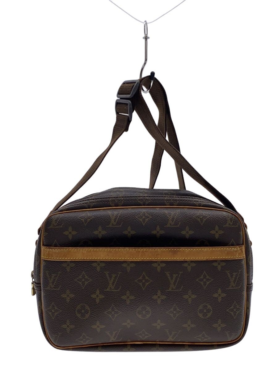LOUIS VUITTON - 【中古】LOUIS VUITTON◆リポーターPM_モノグラム・キャンバス/PVC/BRW【バッグ】