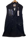 【中古】TAKAHIROMIYASHITA TheSoloist.◆sleeveless side back zip semi douコート/46/カシミア/sj.0012SS21【メンズウェア】