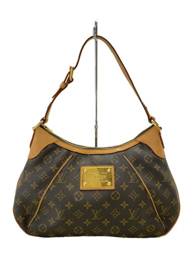 【中古】LOUIS VUITTON◆テムズPM_モノグラム・キャンバス_BRW/PVC/BRW/総柄【バッグ】 【中古】LOUIS VUITTON◆テムズPM_モノグラム・キャンバス_BRW/PVC/BRW/総柄【バッグ】