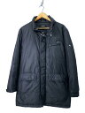 【中古】BURBERRY BLACK LABEL◆ダウンジャケット/L/ナイロン/BLK/無地【メンズウェア】