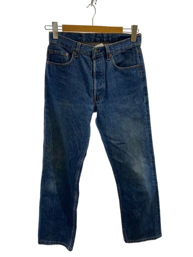 【中古】Levi’s◆80s~/501/ボタン裏524/ハチマル/ナイロンフット/ボトム/30/デニム/IDG/501-0115【メンズウェア】 【中古】Levi’s◆80s~/501/ボタン裏524/ハチマル/ナイロンフット/ボトム/30/デニム/IDG/501-0115【メンズウェア】