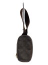 【中古】LOUIS VUITTON◆ポシェット・ガンジュ_モノグラム・キャンバス_BRW/PVC/BRW【バッグ】